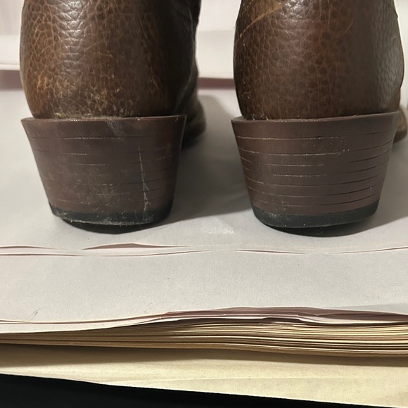 Ariat Brown Leather Western Boots - Picture 3 of 7